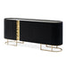 AICO Furniture Lisbon Console Table in Silken Matte Black image