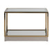 AICO Furniture Savannah Breeze 2pc Tall Cocktail Table in Bright Gold image