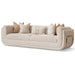AICO Furniture Savannah Breeze Mansion Sofa Cashmere in Bright Gold image