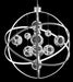AICO Furniture Lighting Small Planetary LED Chandelier image