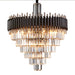 AICO Furniture Lighting Symphony Round 24 Light Chandelier in Clear image