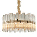 AICO Furniture Lighting Balcony Round 10 Light Chandelier in Clear image