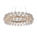 AICO Furniture Lighting Bouquet 12 Light Oblong Chandelier in Gold image