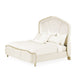 AICO Malibu Crest King Curved Poster Bed in Chardonnay image