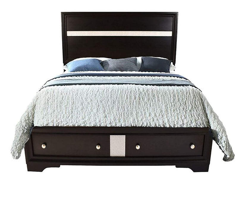Galaxy Home Matrix King Bed in Black