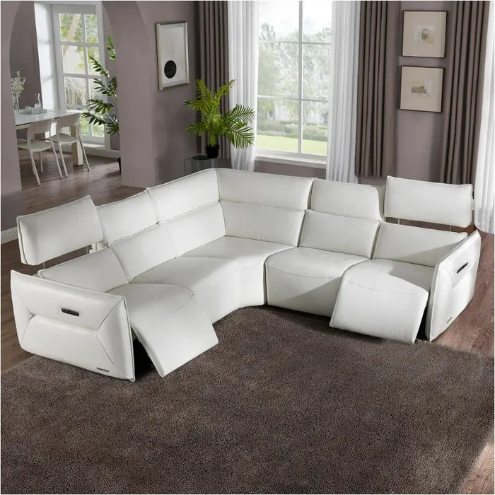 AICO Furniture Verona RAF Motion Chair in Snow White