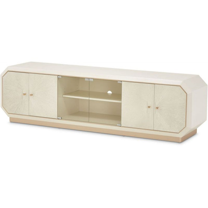 AICO La Rachelle Media Cabinet in Medium Champagne image