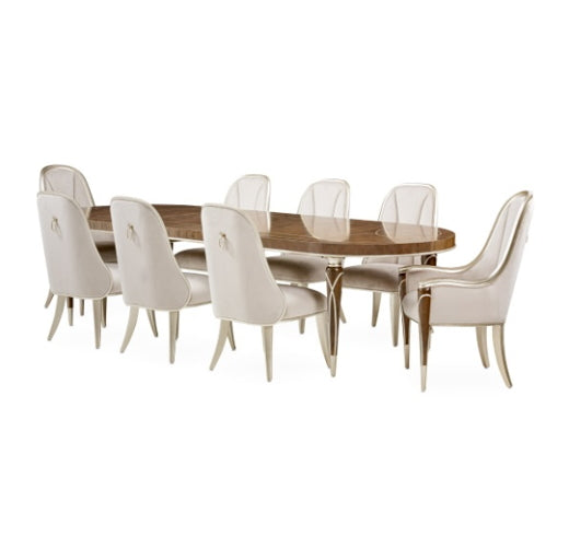 AICO Villa Cherie Arm Chair in Hazelnut