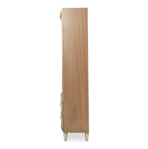 AICO Villa Cherie Bookcase in Caramel