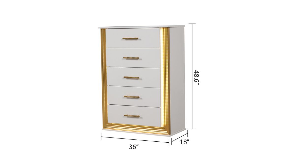 Galaxy Home Obsession Chest in White