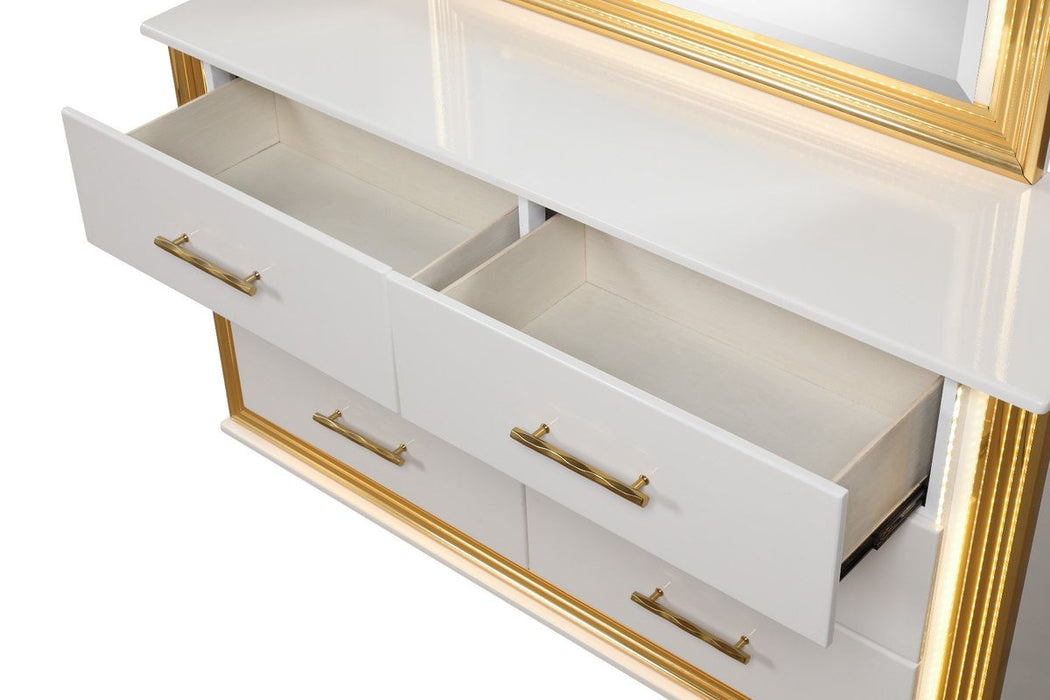 Galaxy Home Obsession Dresser in White