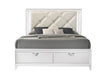 Galaxy Home Prism King Bed in White image
