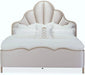 AICO Malibu Crest Queen Scalloped Panel Bed in Chardonnay image