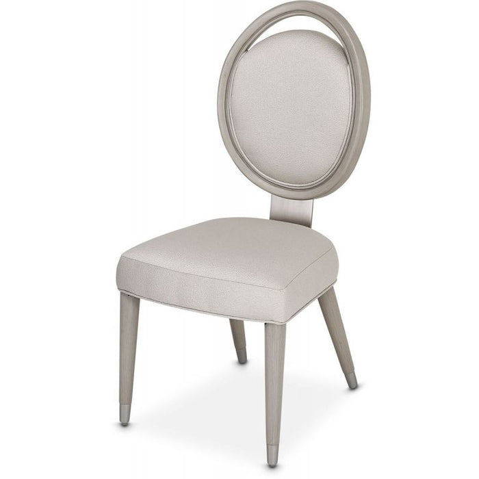 AICO Eclipse Side Chair (Set of 2) in Moonlight