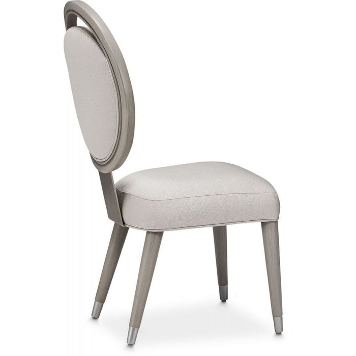 AICO Eclipse Side Chair (Set of 2) in Moonlight