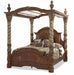 AICO Villa Valencia Canopy Kit in Chestnut image