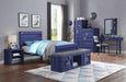 Cargo Blue Twin Bed image