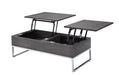 Iban Gray Oak & Chrome Coffee Table image