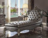 Versailles Silver PU & Antique Platinum Chaise image