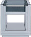 Acme Furniture Nysa End Table in Mirrored & Faux Crystals 81472 image