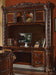 Acme Vendome Bookcase with Intricate Carving Design in Cherry 92128 image